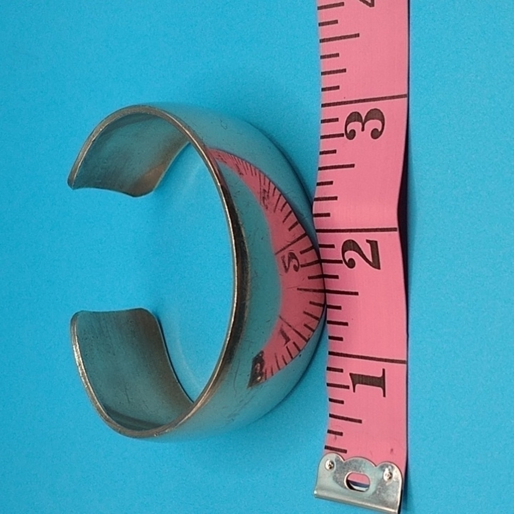 Pewter Solid Cuff Bracelet - image 5